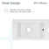 Voltaire Rectangular Ceramic Wall Hung Sink with Right Side Faucet Mount
