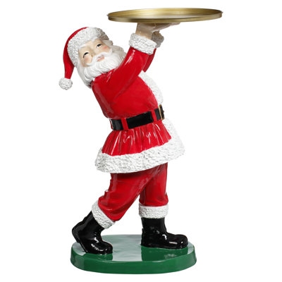Joyeux père Noël avec plateau - 27 pouces