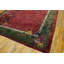 Grand tapis corail / saumon rose antique noué à la main des années 1920