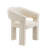 Upholstered Barrel Dining Arm Chair-1622306067