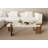 Luvia Rectangle Mid-Century Modern Trestle Coffee Table-1148397382-1148397376
