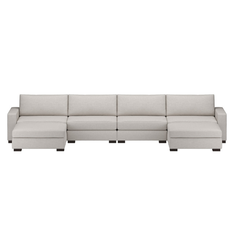 Seda Upholstered Sectional Symmetrical, Off White Revolution®, Front Hand