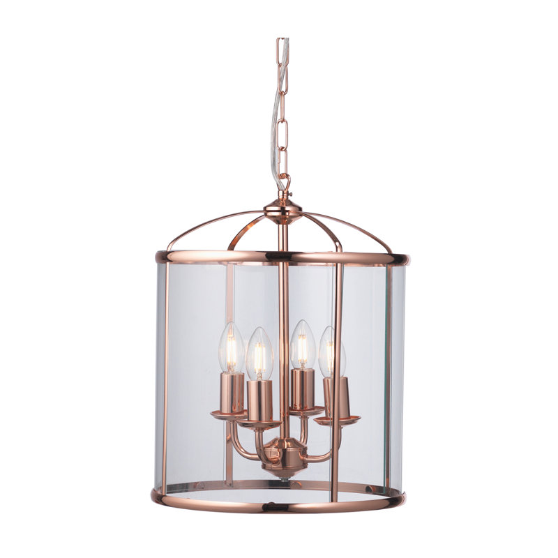 Montauk 4 - Light Copper Lantern Pendant