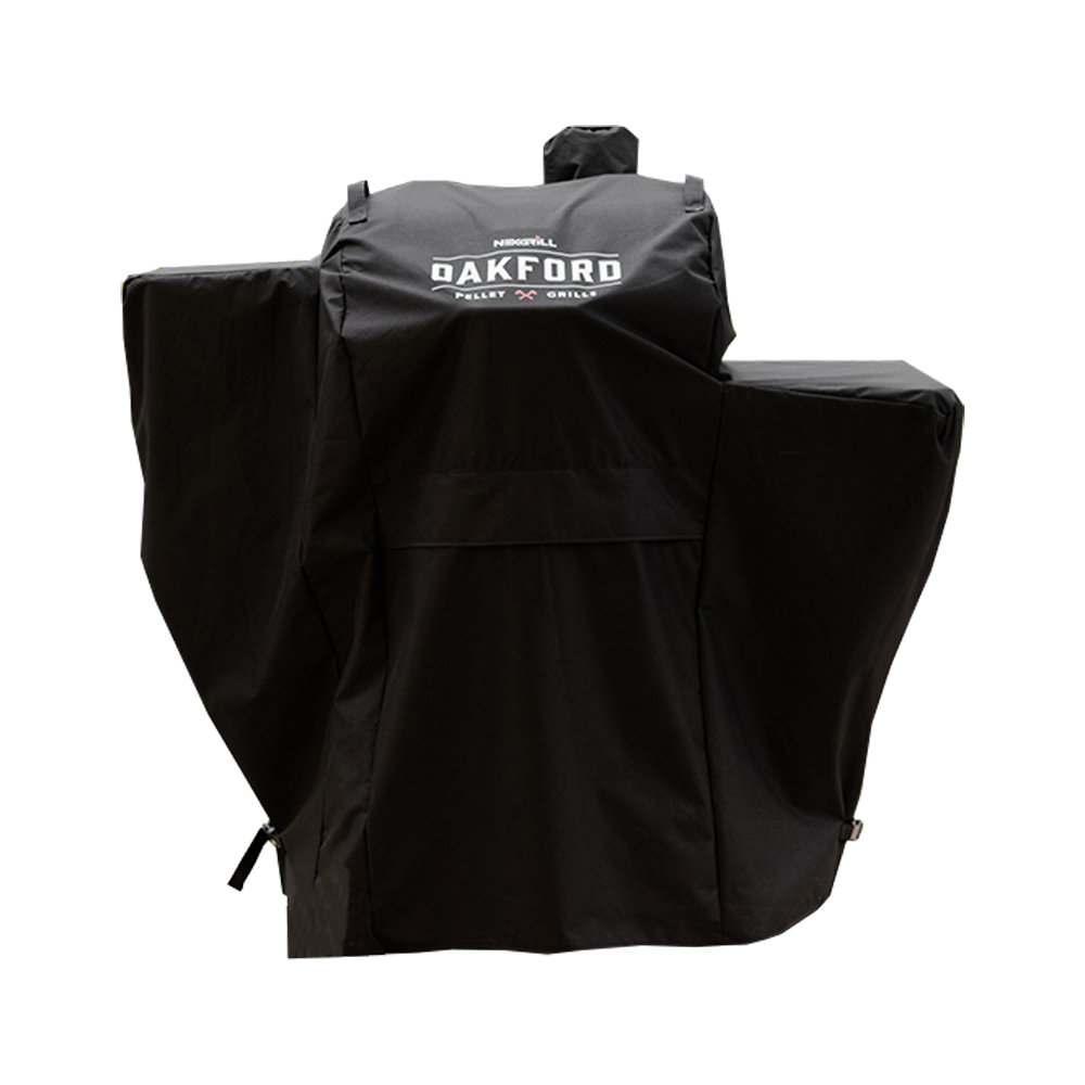 Oakford 580 Pellet Grill Cover, Designed for Oakford Wood Pellet Grill 910-05001 with Vented Mesh Panels, Quick Release Buckles, Heavy Duty Polyester, Water-Resistant Coating, 49"x21"x44" - 700-05001 Nexgrill