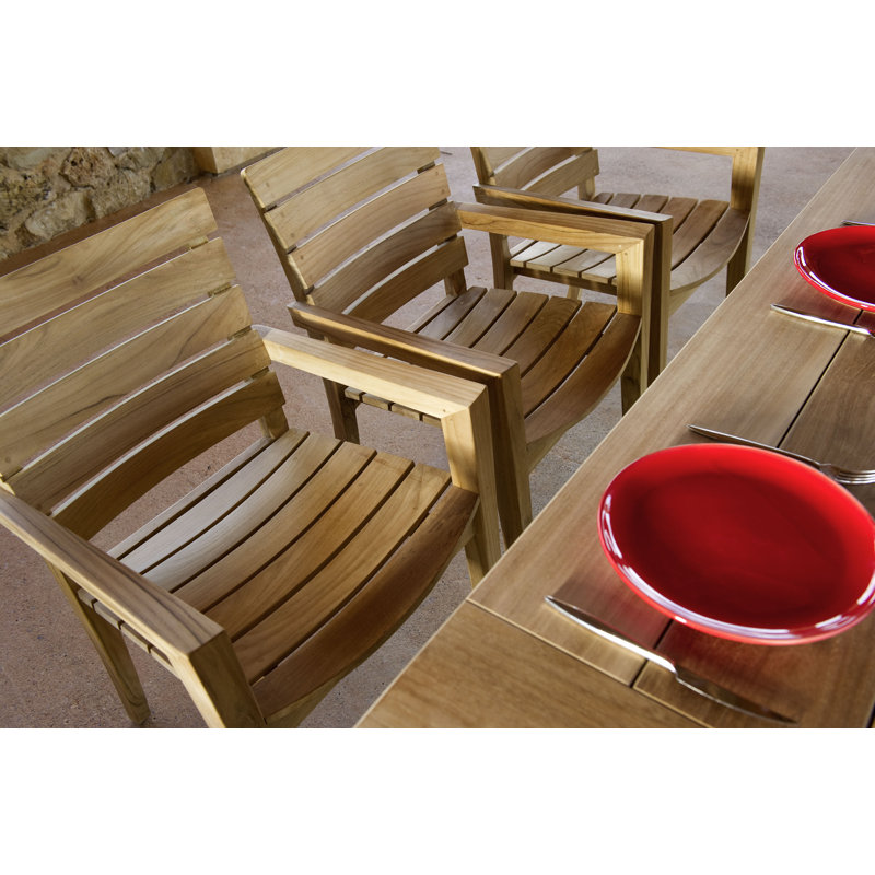 Teak Solid Wood Arm Chair