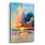  «Rainbow Clouds» par Svetlana Aleynikova, art mural en verre acrylique, 16 po x 24 po