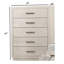 Commode de style transitionnel 1pc