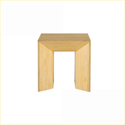 Table basse au fini chêne naturel - Conception robuste intemporelle pour les salons rustiques et modernes