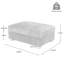 41.75cm Wide Rectangle No Pattern Footstool Ottoman-1790984431