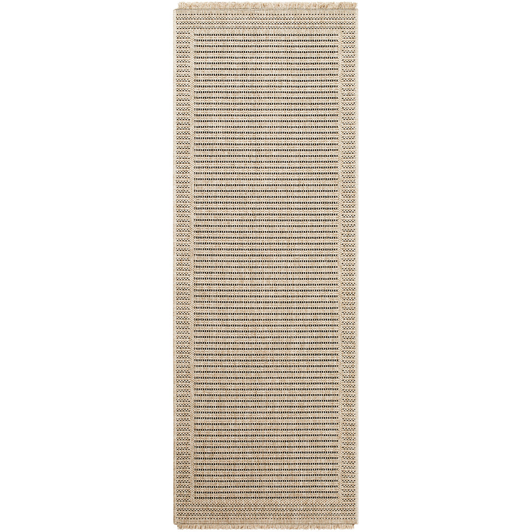 Klara Boho Jute-Look Beige Area Rug