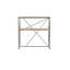 Eleta Solid Wood Top Metal Base Secretary Desk