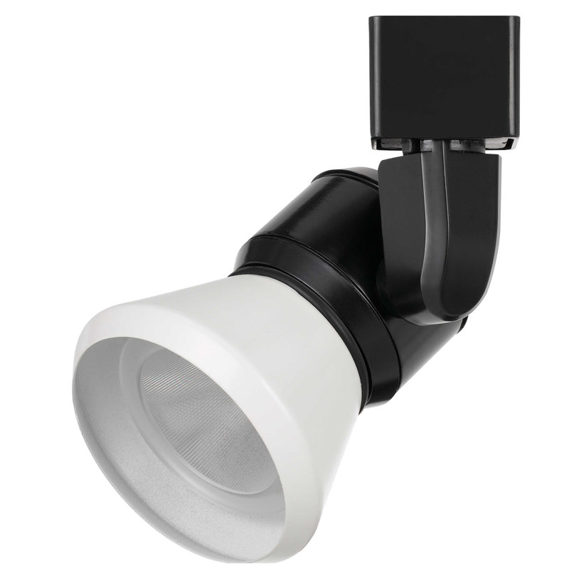 Tête de luminaire de rail del, Blanc, Noir