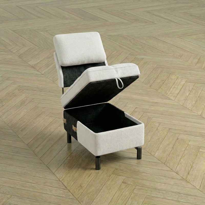 Canapé inclinable de 105 po, Beige