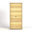 5-Tier Glass Display Cabinet with Tri-Color Sensor Light  and Lock-198130062