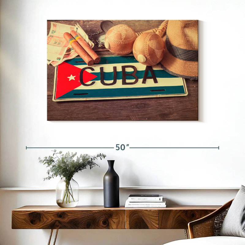 All About Cuba, 26" H x 39" W