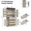Garde-manger 71 po avec 6 tablettes de porte, 4 tablettes, 2 plateaux de rangement coulissants et 1 tiroir extérieur-17086245