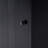 Black Bathroom Cabinet Triangle Corner Storage Cabinet With Adjustable Shelf Modern Style MDF Board