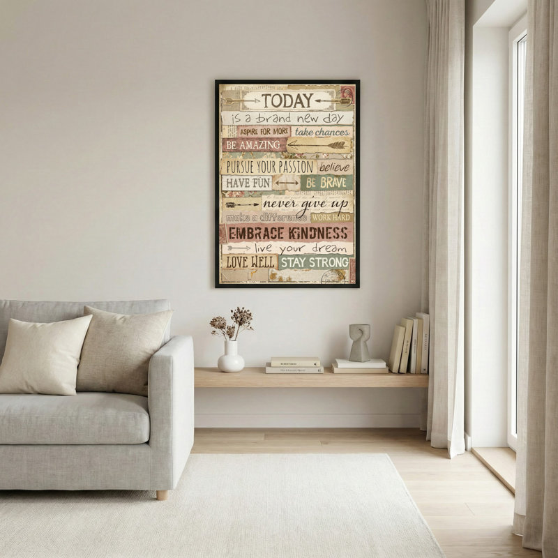 Art inspirant, impression sur toile tendue, impression sur toile, H 36 po x l 24 po
