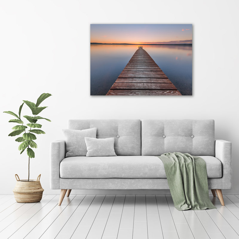 1 Piece Wrapped Canvas Wall Art, 70 cm H x 100 cm W, Glass