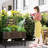 Asie Wood Elevated Planter