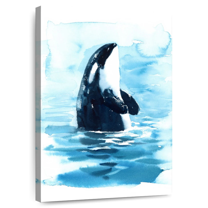 Brampt Ocean Surface Orca, 51" H x 34" W