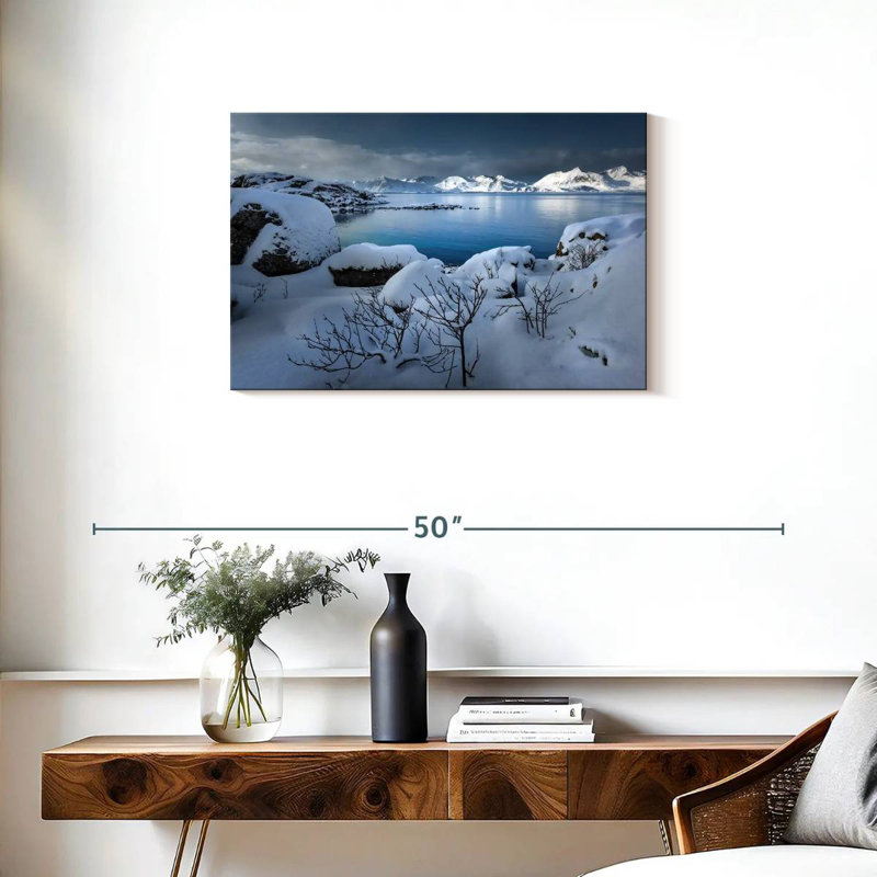 Alvord Snowy Mountain Lake, H 20 po x l 30 po
