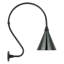 Thomas O'Brien, "Academy 18" Larrabee Barn Light in Matte Black with 9" Conical Savannah Shade-1398199662-1398199658