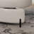Upholstered Half Crescent Moon Storage Ottoman With Tray-1422150397