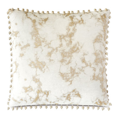 Marceau Floral Chenille Throw Pillow