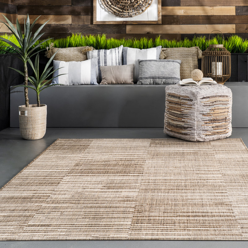Thalassa Abstract Indoor / Outdoor Rug, Rectangle 5'3" x 7'6"