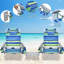 Chaise de plage inclinable et pliante Norek
