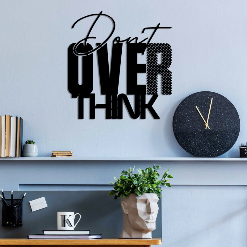 Decorative Metal Wall Accessory, Black, 20.5 x 21.3 inches | 100% Metal Construction, Thickness: 0.06 inches | Lightweight Design (2.8 lbs) | Perfect for Home Decor & Modern Interiors, Stylish and Durable