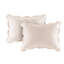 Courtepointe 3 pièces Blush - réversible, bords festonnés, microfibre, rembourrage 90% coton, rosé relaxant, bord réversible-116011159-116011160