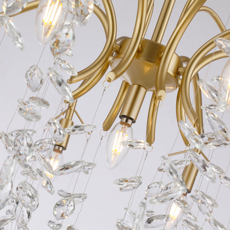 Lustre en cristal 9 lumières Modern Creative