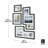 Picture Frame - Set of 4 with Mat-50350745