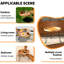 Table d'appoint pliante, table basse en bambou, table ronde simple pliante