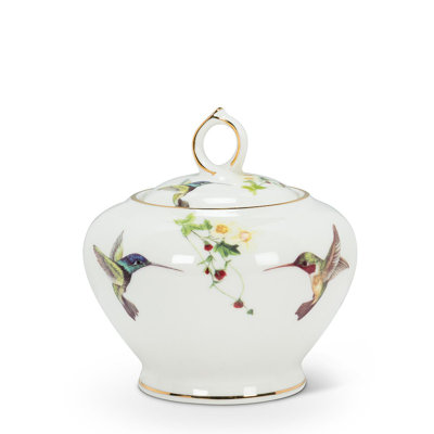 Colibri recouvert de 5 oz Sucrier avec couvercle