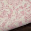 Tapis à motif abstrait ivoire / rose Yurig-1191023761