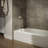 Villager Alcove 60" x 34" Alcove/Tile in Cast Iron Soaking Bathtub-11892045-101433497