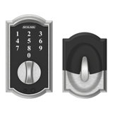 Schlage Touch Keyless Touchscreen Deadbolt with Camelot Trim