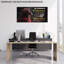 Art mural Jésus - Jésus inspirant, décoration murale avec écriture, art mural chrétien sur toile pour le salon, art sur toile tendue encadrée, 20 po x 40 po