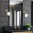 Vintage Wall Lamp with Metal Body, Glam Copper Finish, 9.8 x 10.6 x 5.9 inches | E14 Socket, Max 40W (Bulb Not Included) | Ideal for Scandinavian & Hotel Decor, Elegant Abstract Design, IP20 Rated-364246543-347610256