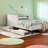 Full/Twin Size Velvet Storage Bed with 2 Drawers, Adjustable Sofa Bed Frame No Box Spring Needed, 300LBS Capacity-572513437-572513434