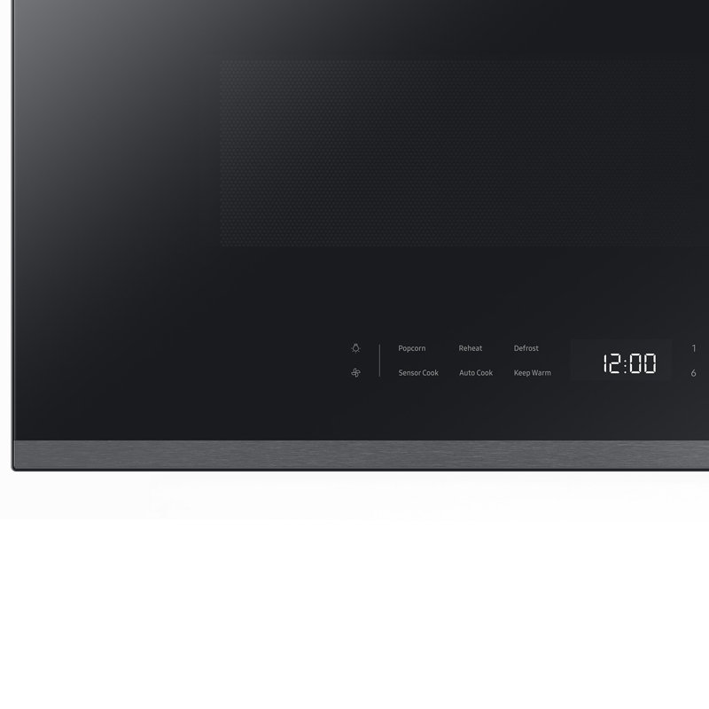 Samsung Bespoke Over-the-Range Microwave 2.1 cu. ft. in with Edge to Edge Glass Display, Stainless Steel