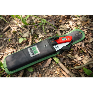 EZ KUT Wow Scie pliante 10 pouces - Scie à main pliable pour les arbres et la coupe de bois Scie de camping pliante petite - Scie à élaguer pliante pour couper les arbres