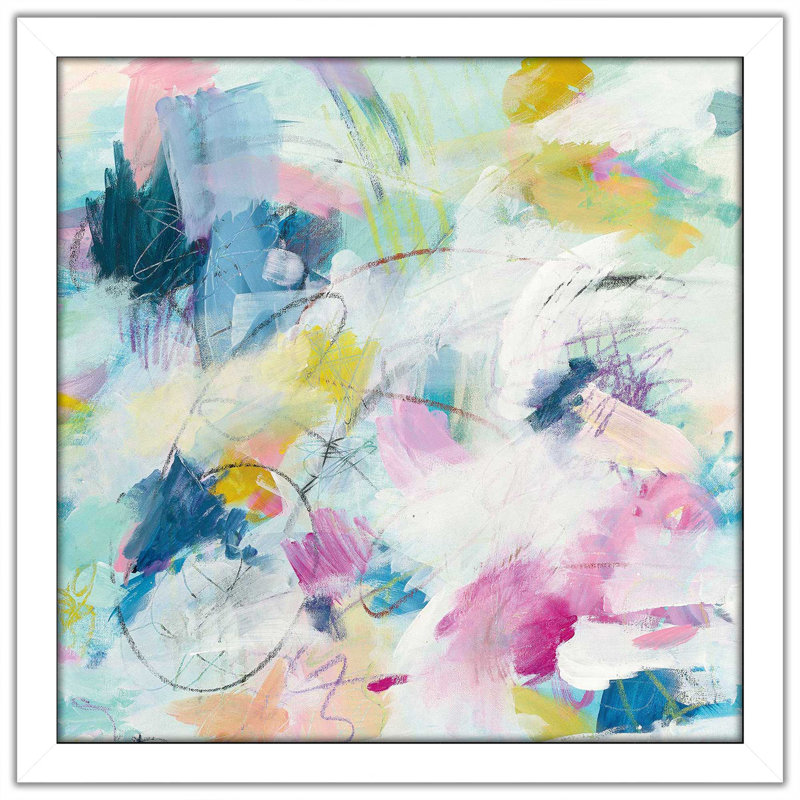 " Daylight Savings II ", White Framed, 31.5" H x 31.5" W x 1" D