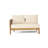CROWNE 4-PCS SOFA CONVERSATION SET W/ BEIGE CUSHION