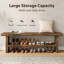 Banc à chaussures 47,24 po, brun rustique-807856224