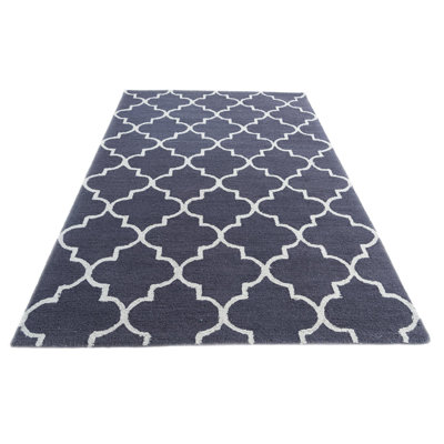 Iverson Navy Blue Rug