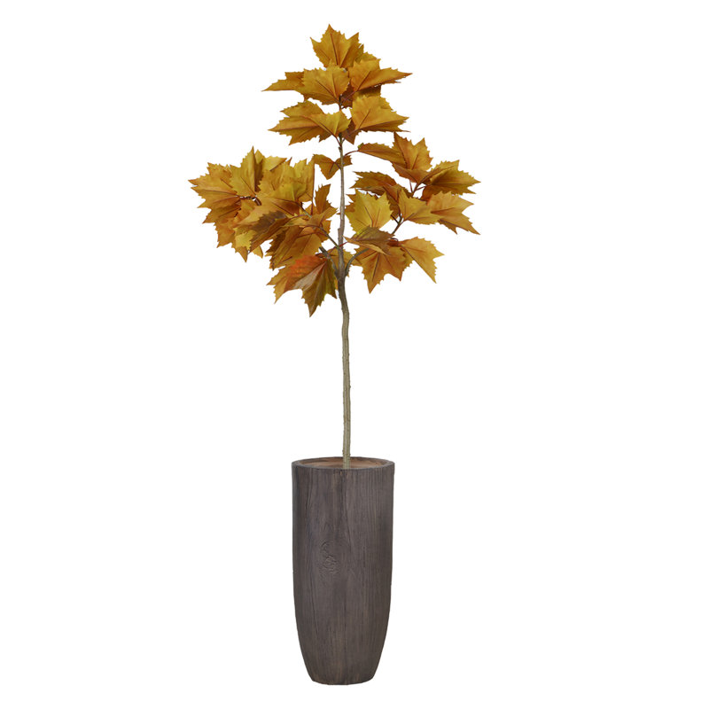 83'' Faux Maple Tree in Pot